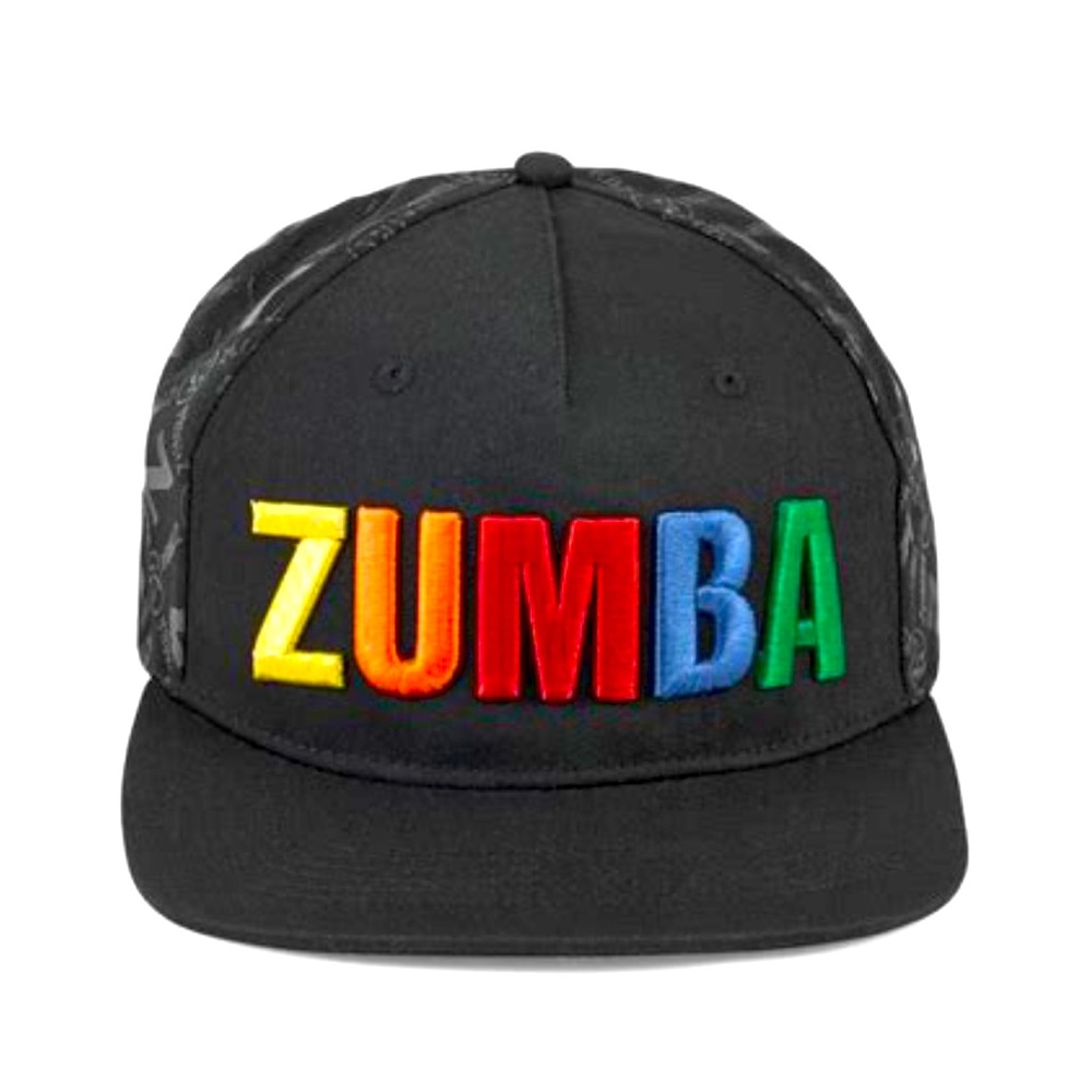 Unisex SnapBack Zumba Adjustable Hat Rainbow